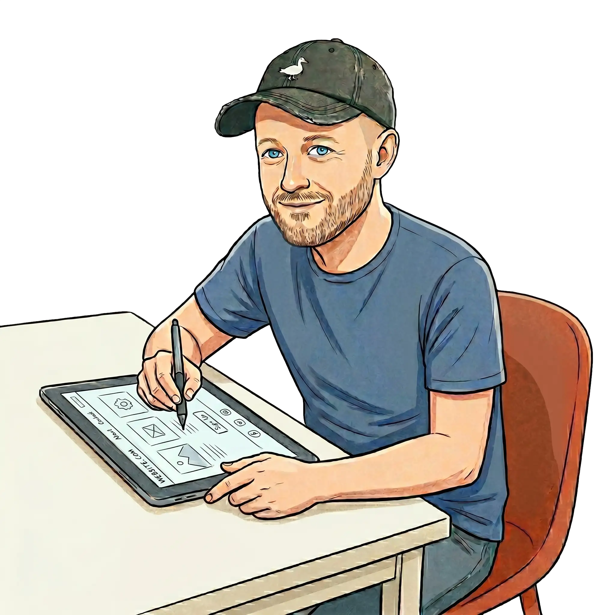 Illustrated portrait of lillefar
